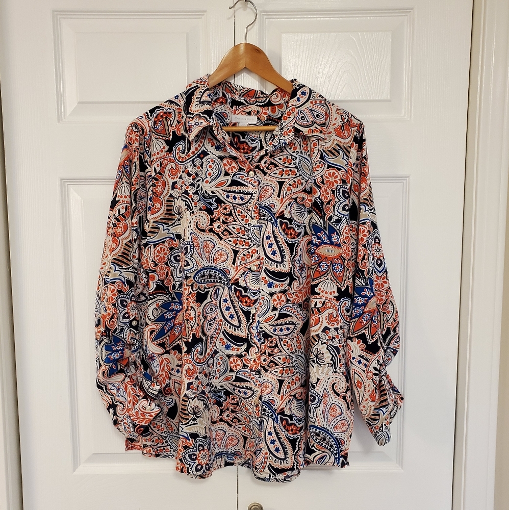 Charter Club Paisley Blouse